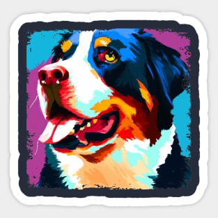 Greater Swiss Mountain Dog Pop Art - Dog Lover Gifts Sticker